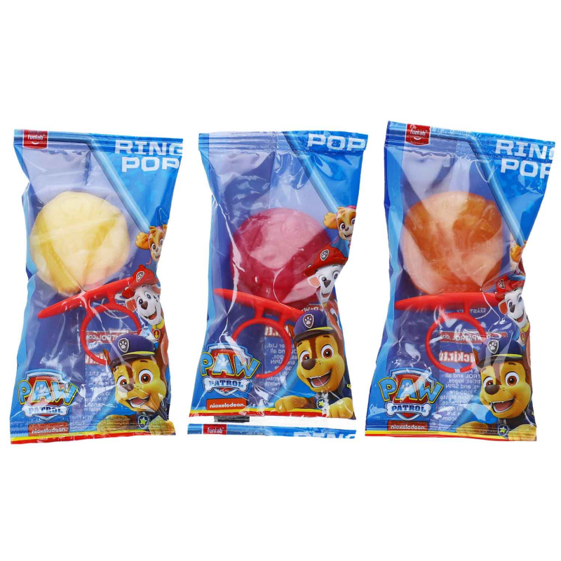  Paw Patrol Ring Pops 5x12g 