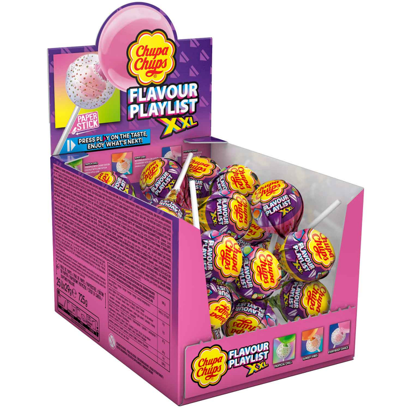  Chupa Chups XXL Flavour Playlist 25x29g 