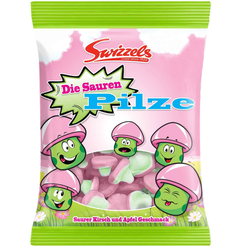  Swizzels Die Sauren Pilze 100g 