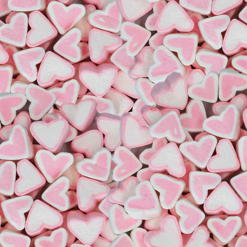  Mellow Mellow Pink Hearts 500g 