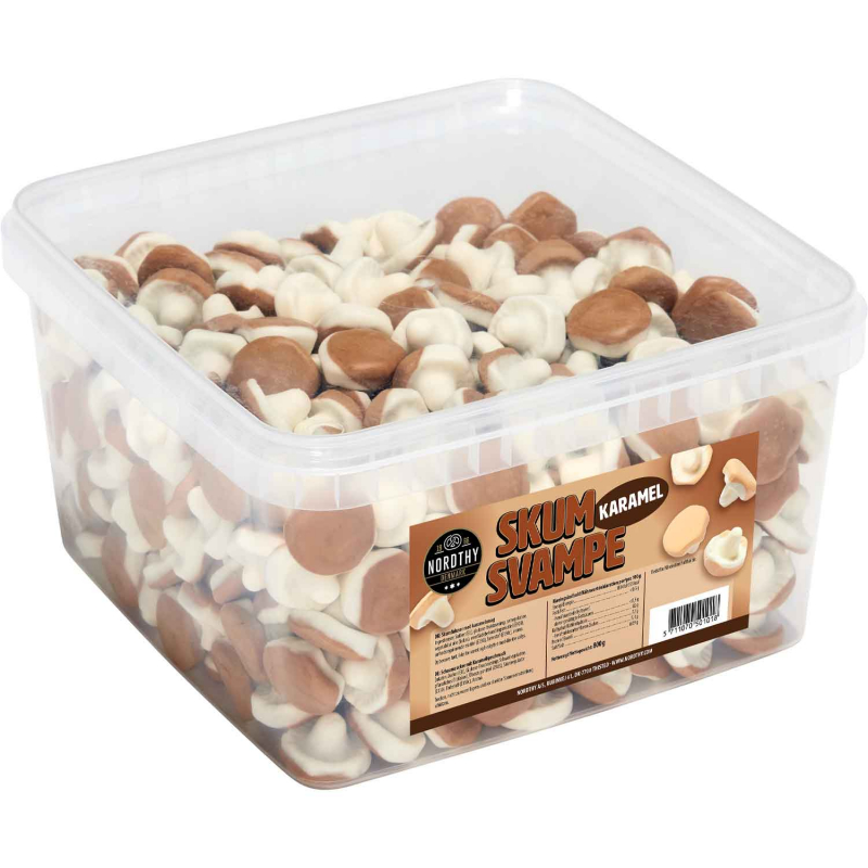  Nordthy Skum Svampe Karamel 800g 