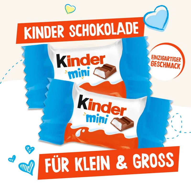  kinder Schokolade Mini 140er 