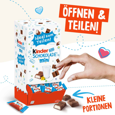  kinder Schokolade Mini 140er 