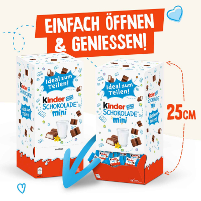  kinder Schokolade Mini 140er 