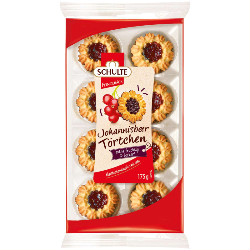  Schulte Johannisbeer Törtchen 175g 