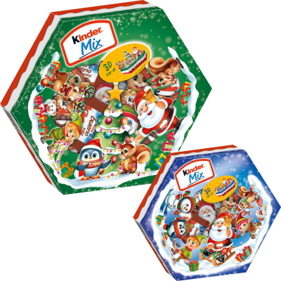  kinder Mix Weihnachtsteller 143g 
