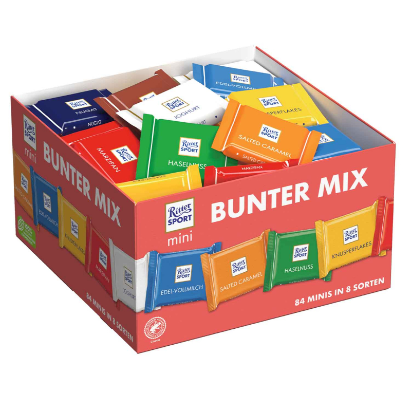  Ritter Sport mini Bunter Mix 84er 