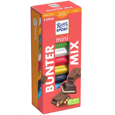  Ritter Sport mini Bunter Mix 9er 