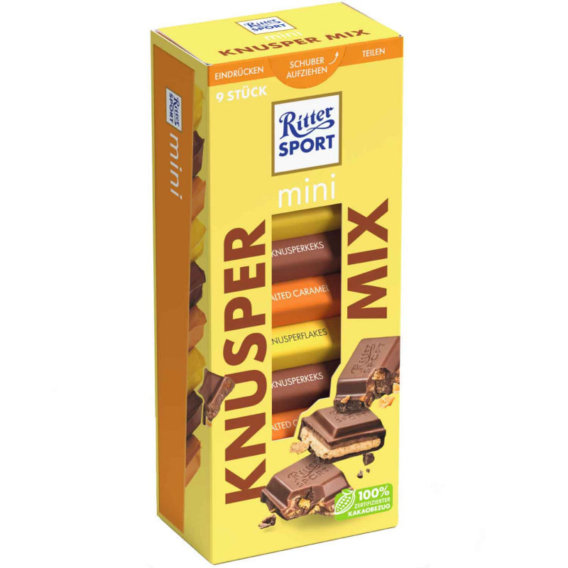  Ritter Sport mini Knusper Mix 9er 