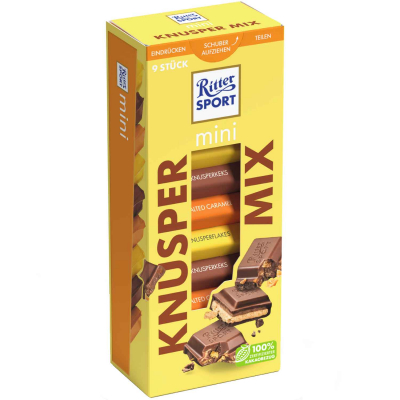  Ritter Sport mini Knusper Mix 9er 