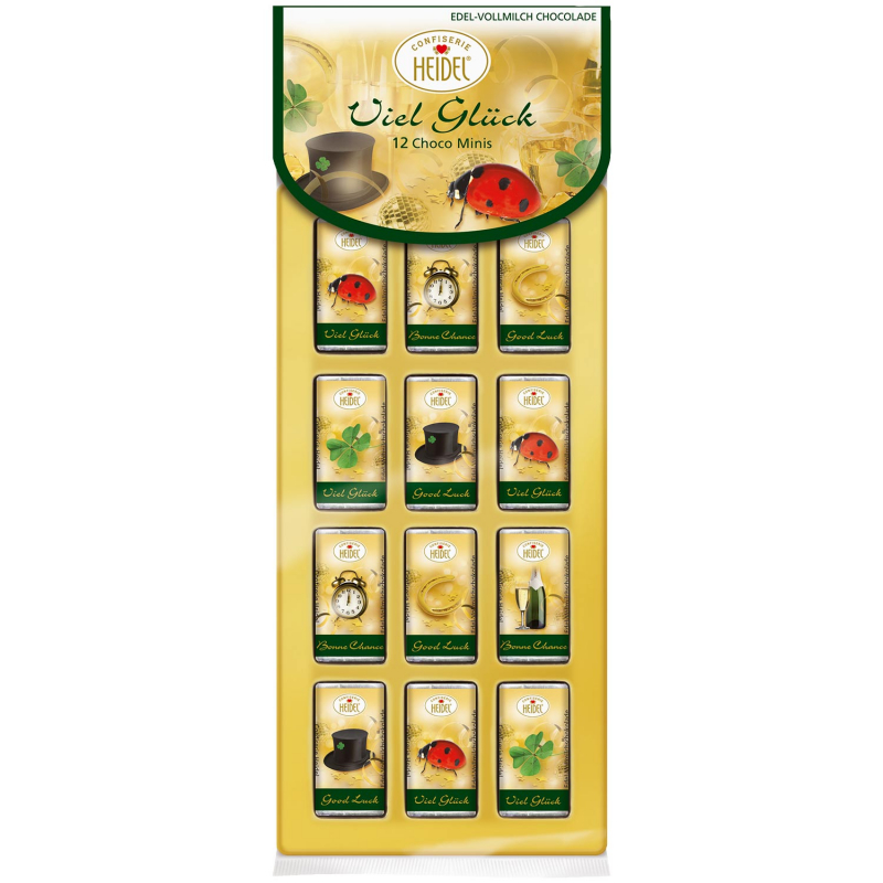  Heidel Schoko-Minis 'Viel Glück' 36g 