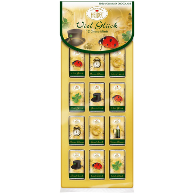  Heidel Schoko-Minis 'Viel Glück' 36g 