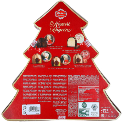  Reber Mozart Kugeln Edle Mischung Weihnachtsbaum 12er 