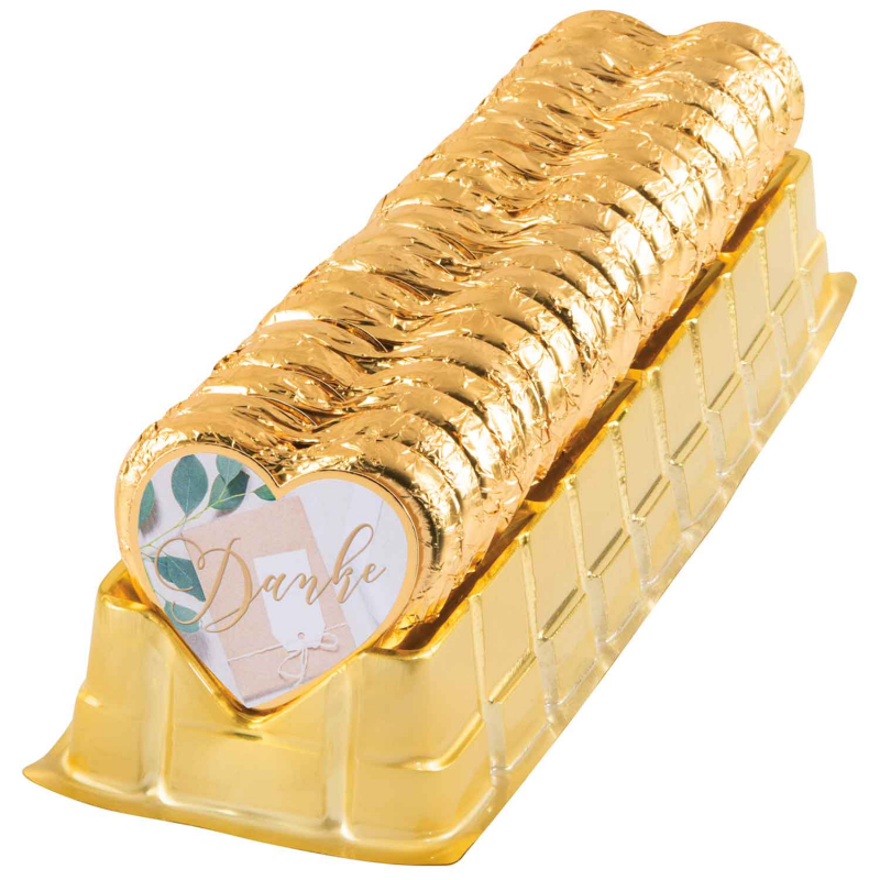  Günthart Große Pralinenherzen 'Danke' 40er 