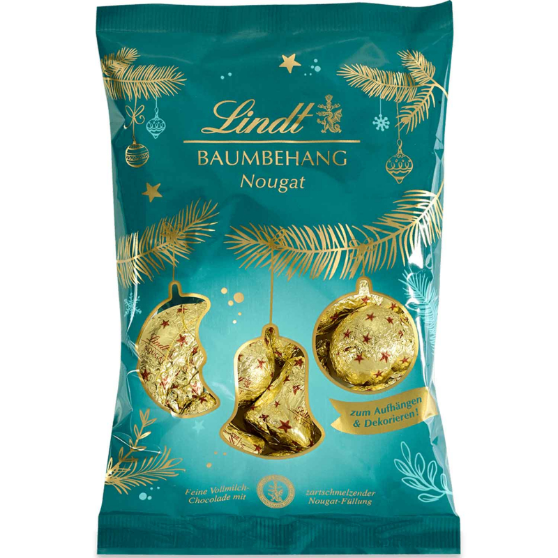  Lindt Nougat Baumbehang 200g 