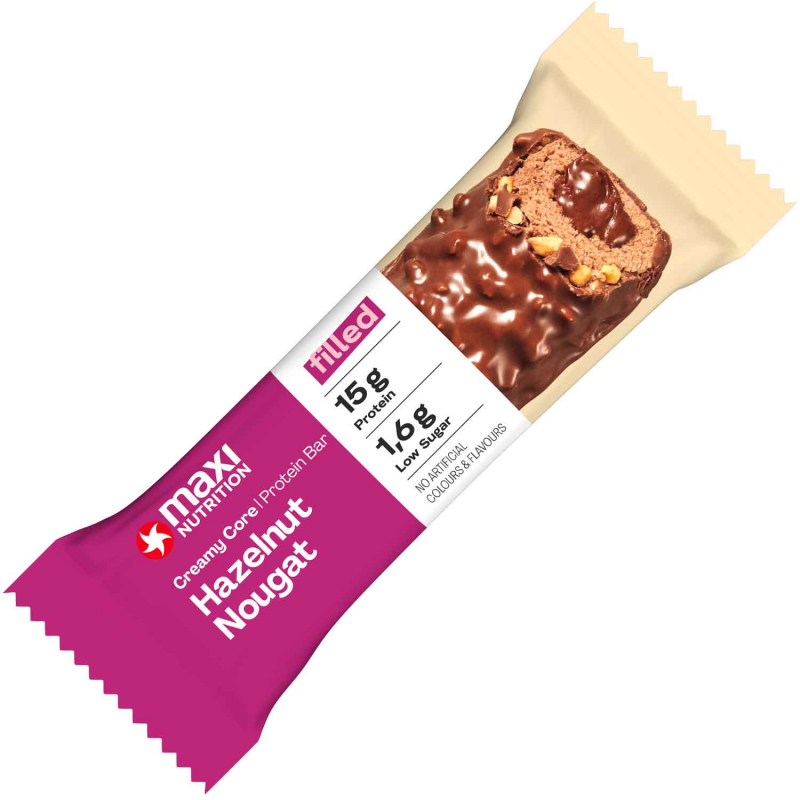  Maxi Nutrition Creamy Core Protein Bar Hazelnut Nougat 45g (MHD 30.11.2025) 