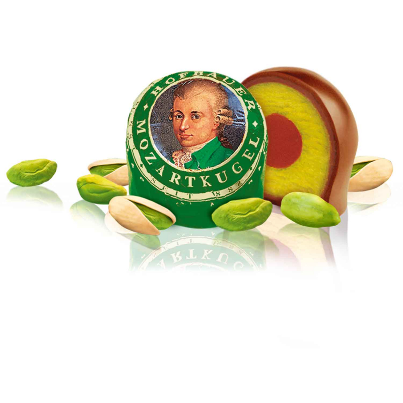  Hofbauer Wien Mozartkugeln Pistazie 160g 