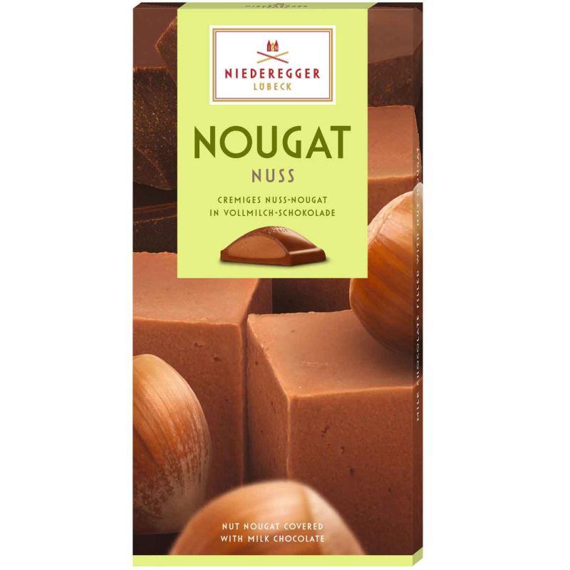  Niederegger Nougat Nuss Tafel 100g 