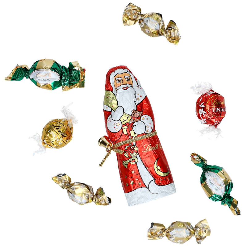  Lindt Weihnachtsmann Mischung 130g 