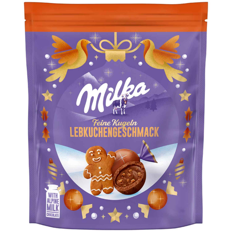  Milka Feine Kugeln Lebkuchengeschmack 90g 