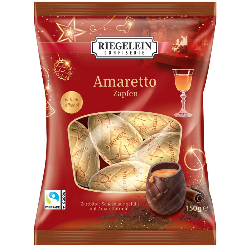  Riegelein Amaretto Zapfen 150g 