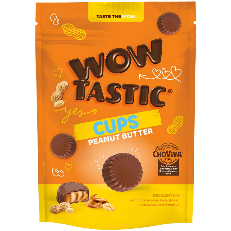  Wow Tastic Peanut Butter Cups ChoViva 110g 
