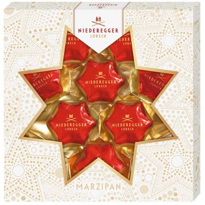  Niederegger Marzipan Weihnachtssterne 125g 