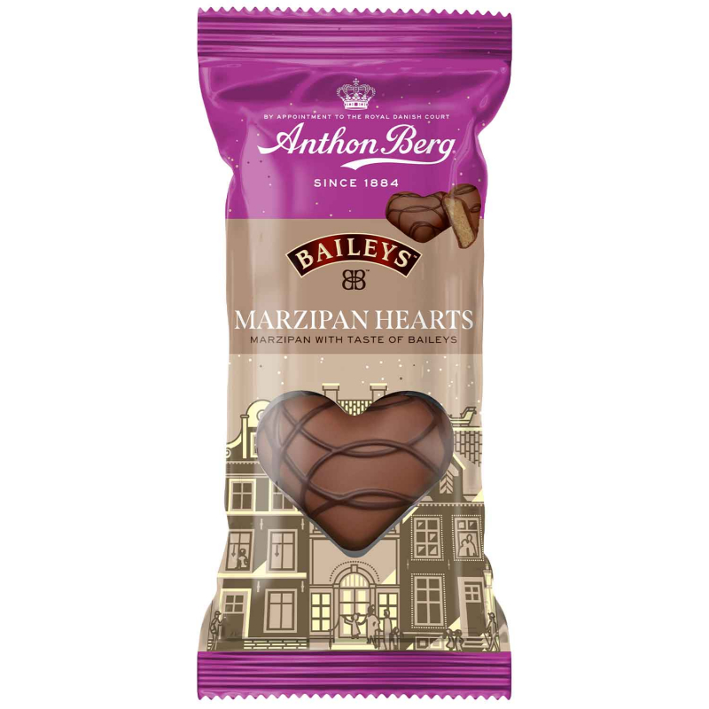  Anthon Berg Marzipan Hearts Baileys 84g 
