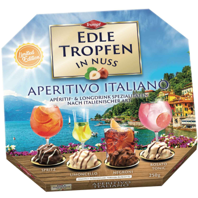  Trumpf Edle Tropfen in Nuss Aperitivo Italiano 250g 