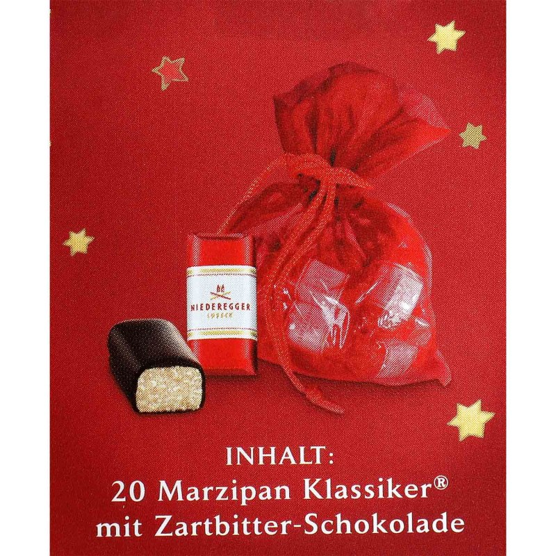  Niederegger Weihnachtsdose mit Marzipan Klassikern 250g 