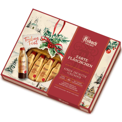  Asbach Pralinen Zarte Fläschchen mit Kruste Weihnachten 250g 