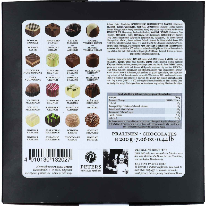  Peters Frohe Festtage Alkoholfreie Pralinen 200g 