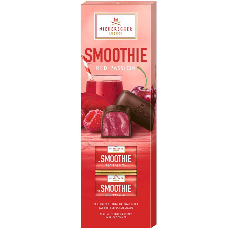  Niederegger Praliné Klassiker Smoothie Red Passion 100g 