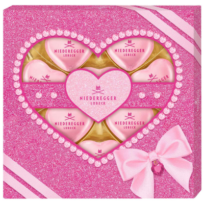  Niederegger Praliné Herzen Marc de Champagne 125g 