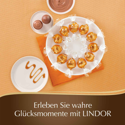  Lindt Lindor Kugeln Vollmilch Caramel 1kg 