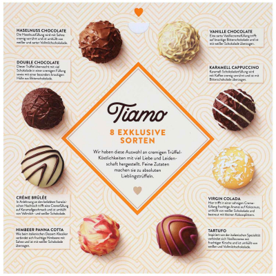  Sarotti Tiamo Feinste Trüffel ohne Alkohol 200g 