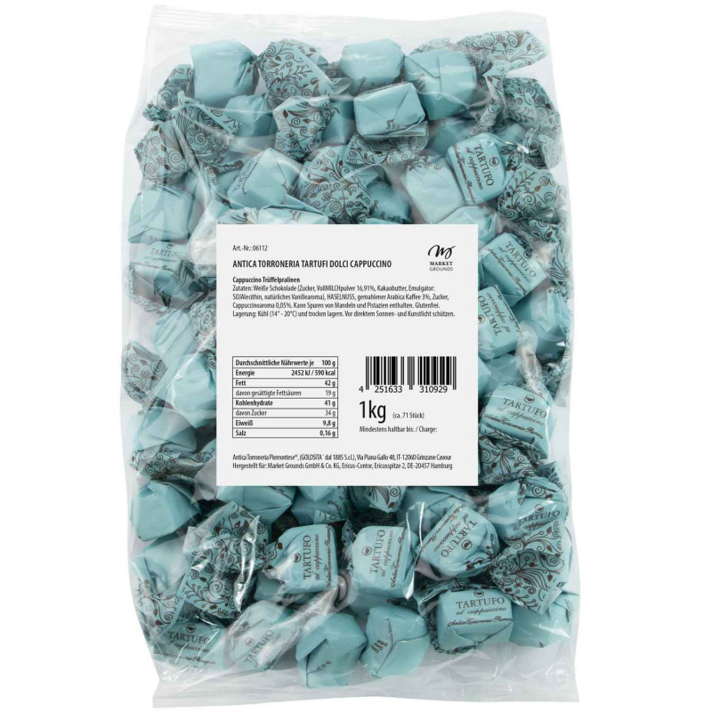  Antica Torroneria Piemontese Tartufi Dolci Cappuccino 1kg 