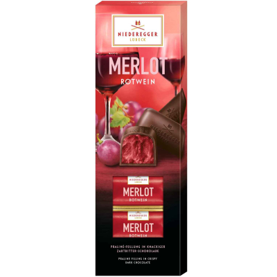  Niederegger Praliné Klassiker Merlot Rotwein 100g 