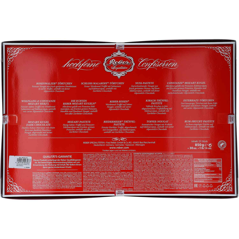  Reber Spezialitäten Kassette 850g 