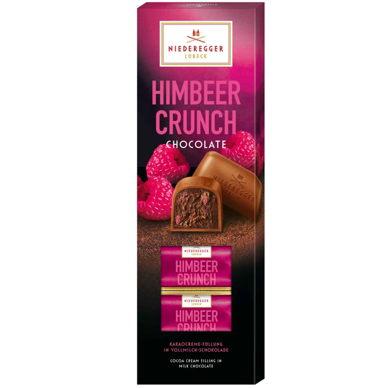  Niederegger Chocolate Klassiker Himbeer Crunch 100g 