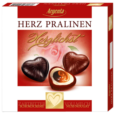  Argenta Herz Pralinen 'Herzlichst' 96g 