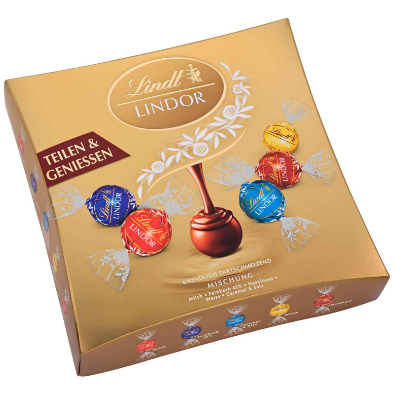  Lindt Lindor Kugeln Mischung 250g 