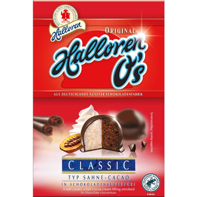  Halloren O's Classic Typ Sahne-Cacao 125g 