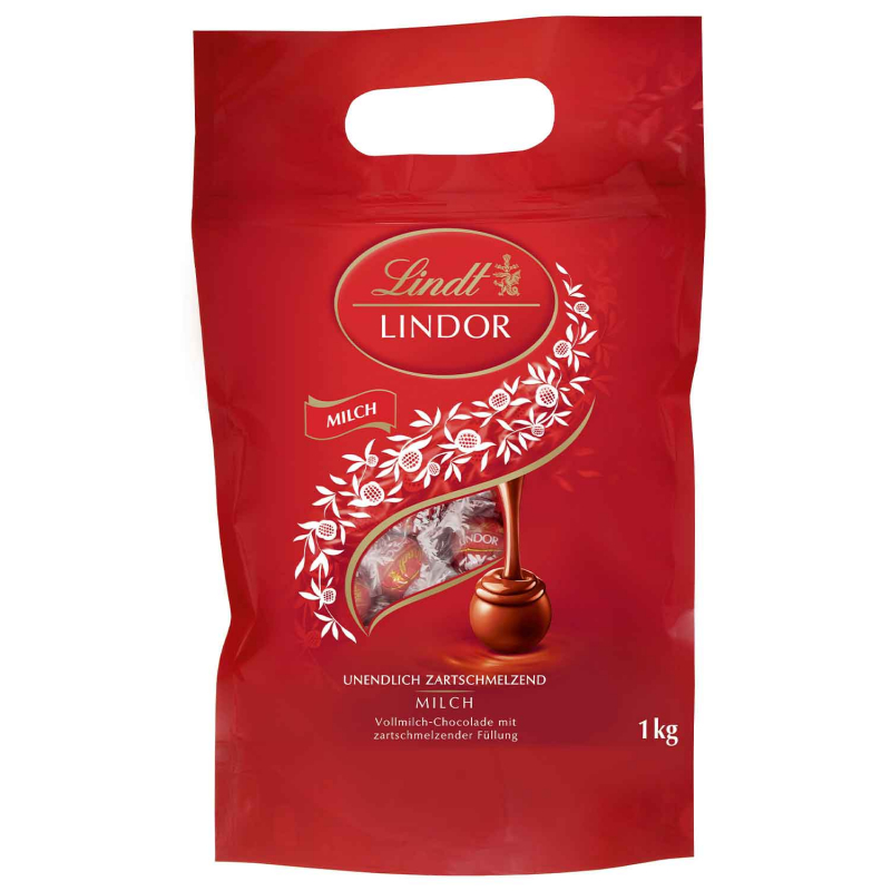  Lindt Lindor Kugeln Vollmilch 1kg 