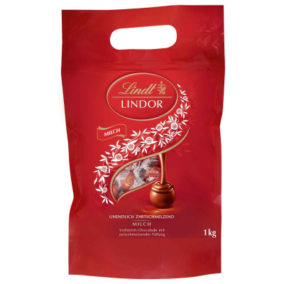 Lindt Lindor Kugeln Vollmilch 1kg 