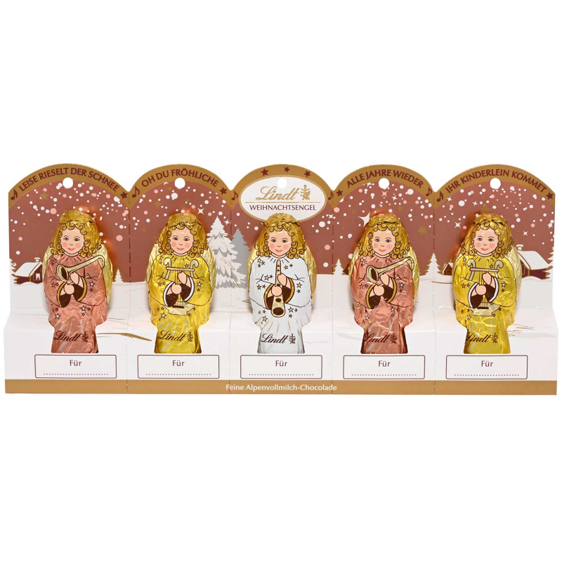  Lindt Mini-Engel Metallic 5x10g 