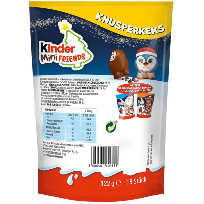  kinder Mini Friends Knusperkeks 122g 