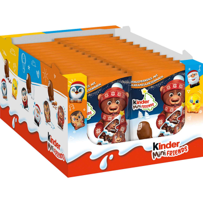  kinder Mini Friends Knusperkeks Karamell 122g 
