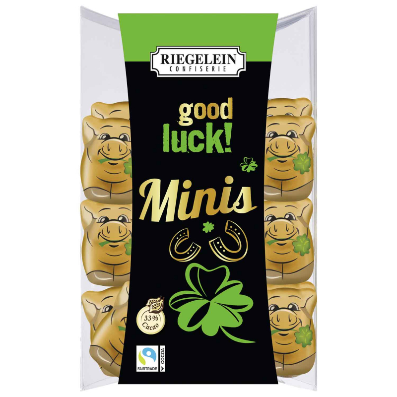  Riegelein Minis Glücksschweinchen 'Good Luck' 100g 