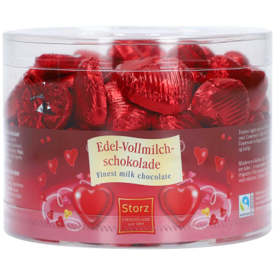  Storz Rote Schoko-Herzchen 100er 